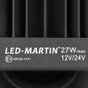 Projecteur de travail avec pied magnétique - 12V/24V - 27W