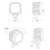 phare de travail LED 62 W 5400 lm « full »