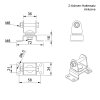 projecteur de travail LED 50 W 4000 lm