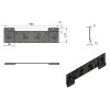 Kit de fixation CROSSWAY pour radars de croisement ou radars de plaque dimmatriculation