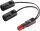adaptateur double 12 V/24 V pour voiture - avec fiche pour voiture