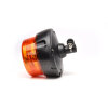 R65 Feu rotatif BRILAR double flash - orange - plat