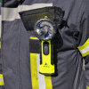 Lampe torche M-FIRE pour pompiers - JAUNE - Tête angulaire - Tête articulée - ATEX