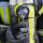 Lampe torche M-FIRE pour pompiers - JAUNE - Tête angulaire - Tête articulée - ATEX