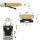 Barre lumineuse ASTER LED - 119 cm avec partie centrale - jaune
