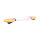 Barre lumineuse ASTER LED - 119 cm avec partie centrale - jaune