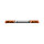 MAGMA FUSION Barre lumineuse LED avec projecteur de travail - double face - 110 cm - jaune