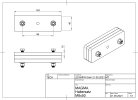 MAGMA FUSION Barre lumineuse LED avec projecteur de travail - double face - 110 cm - jaune clair