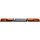 MAGMA FUSION Barre lumineuse LED avec projecteur de travail - double face - 140 cm - jaune