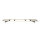 Barre lumineuse ASTER LED - 180 cm avec partie centrale - transparente/jaune